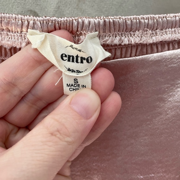 ENTRO | Satin Babydoll Dress | S - Picture 7 of 7